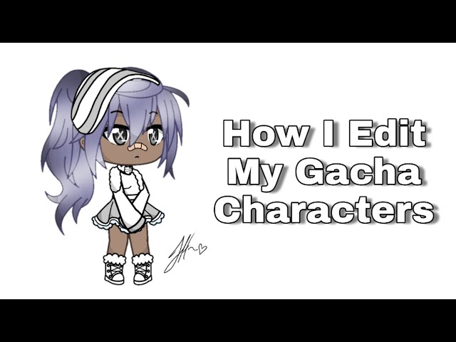 just learned how to properly edit gacha life characters 😭🤞, #fypシ #f