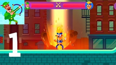 Bowmasters - Gameplay Walkthrough Part 1 - Naruto (Kabuto)