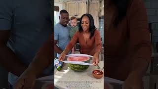 She Covered the Watermelon With This and Dad Finally Stopped Complaining About Leftovers 😂🍉✨ She Covered the Watermelon With This and Dad Finally Stopped Complaining About Leftovers 😂🍉✨
