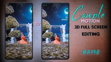 Viral motion 3D status video Kaise banaen | Radha Krishna couple motion 3D status editing tutorial