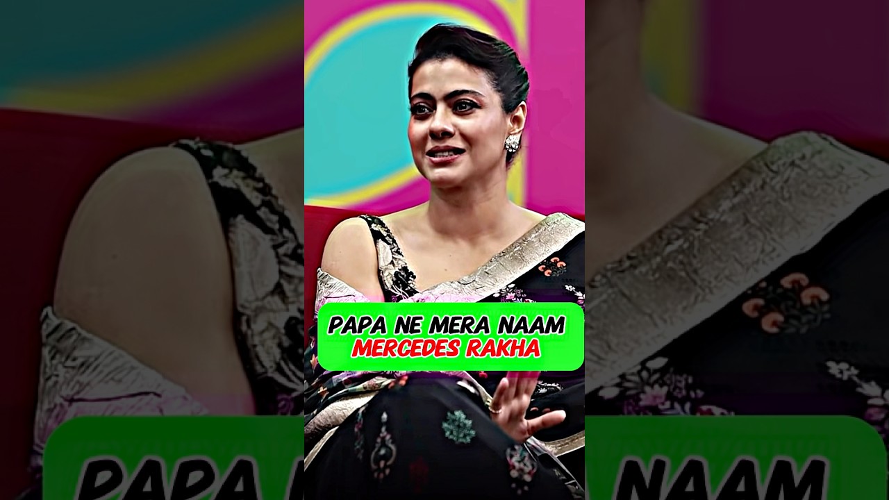 Mera Nam Mercedes 🤣😳#bollywood #kajol #funny #ytshorts #trending #podcast #shorts