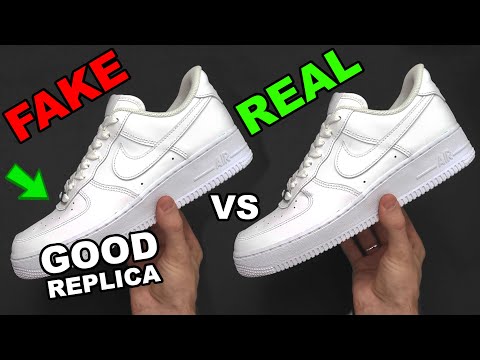 ХОРОШАЯ РЕПЛИКА против НАСТОЯЩИХ Nike Air Force 1 / Как распознать подделку (AAA) 👟 Nike AF1