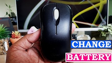 How To Change Battery In Microsoft Wireless Mouse 1000
