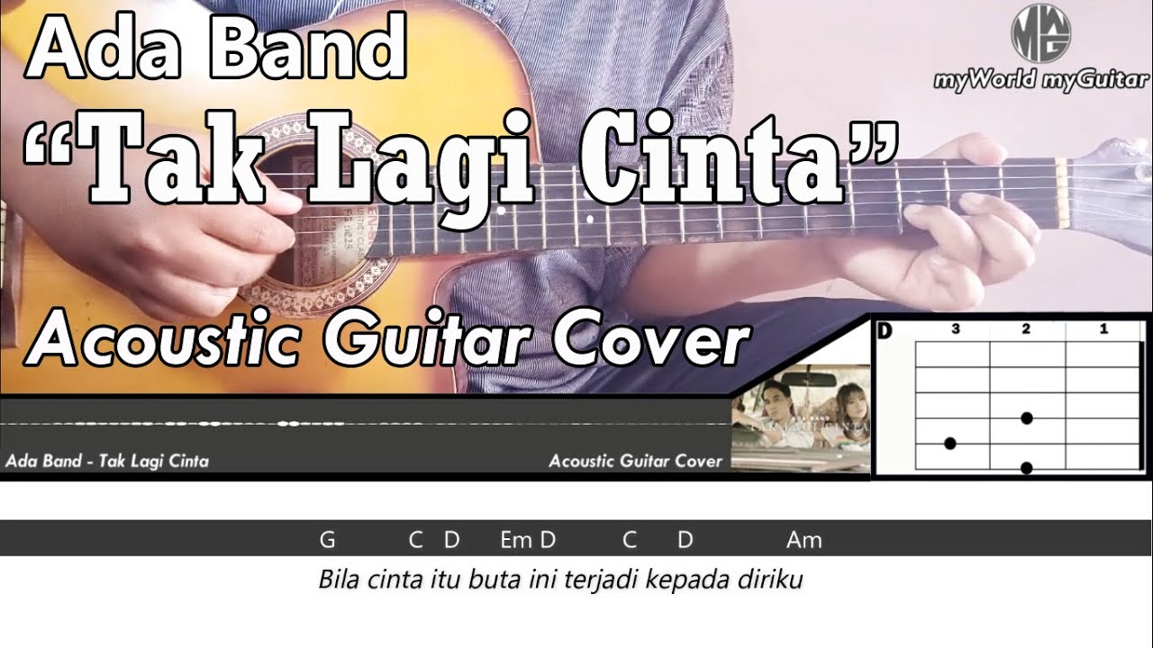 Chord Gitar Tak Lagi Cinta Ada Band Cover Lirik Dan Official Audio Youtube
