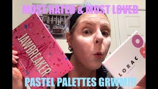 MOST HATED & MOST LOVED PASTEL PALETTE GRWM!!!
