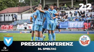 34. Spieltag | Pressekonferenz | Viktoria Berlin - F.C. Hansa Rostock II | 19.05.2024