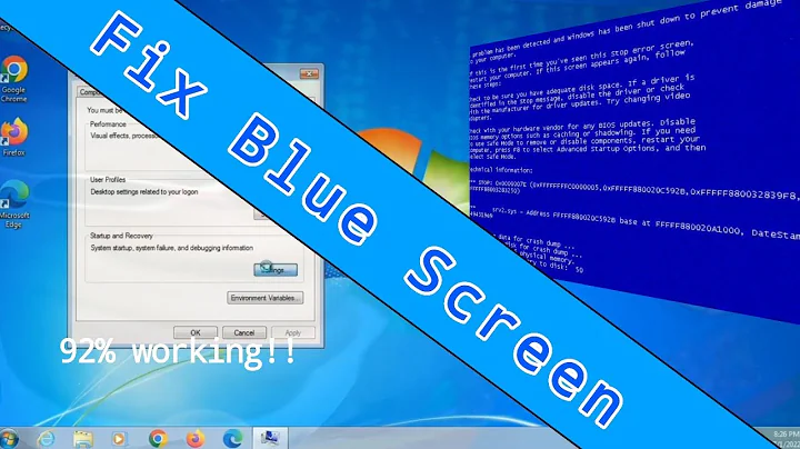 Fix Blue Screen Memory Crash Dumb On Windows 7/8/8.1/10/11