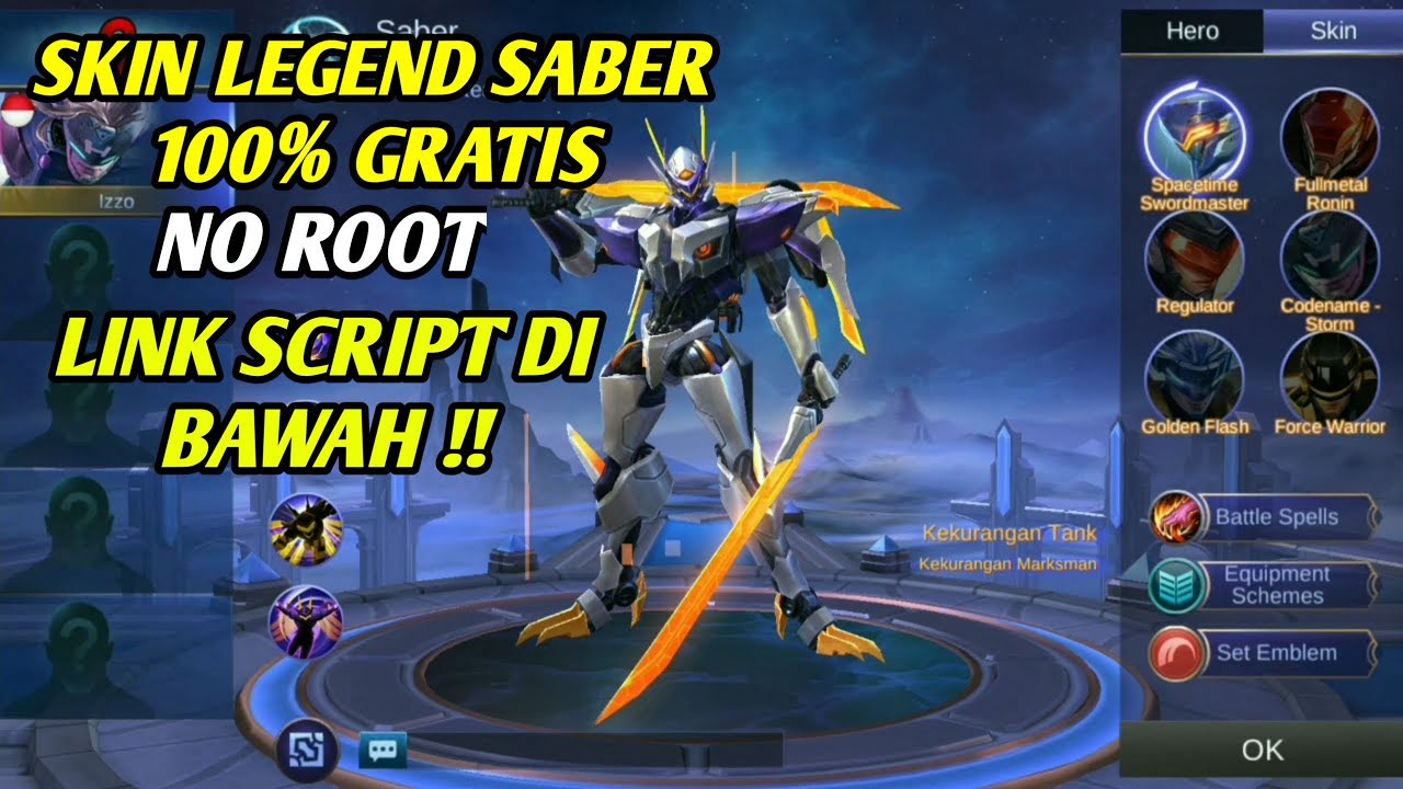 mobile legend script skin mobile legend script skin