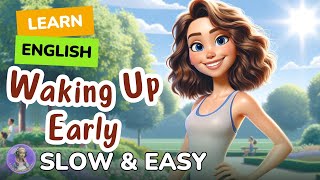 [SLOW] Waking Up Early | Improve your English |Listen and speak English Practice Slow & Easy