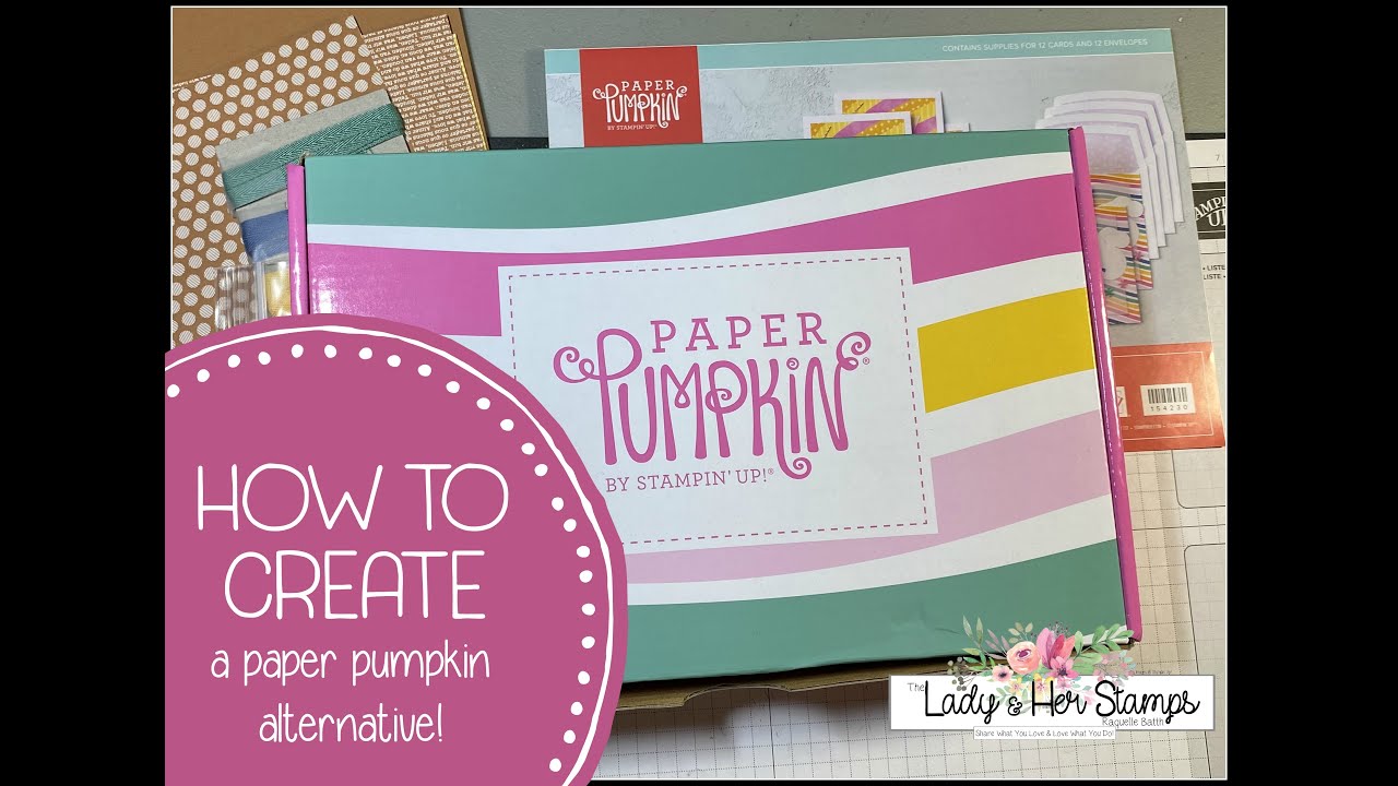 How to Create a Paper Pumpkin Alternative - YouTube