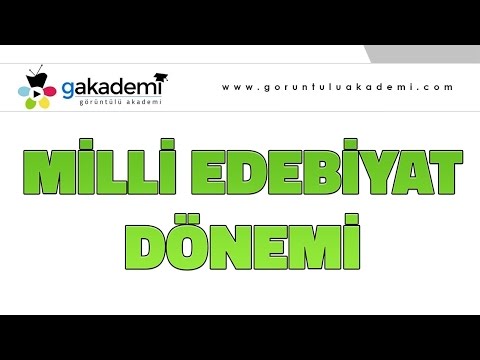 Milli Edebiyat Dönemi