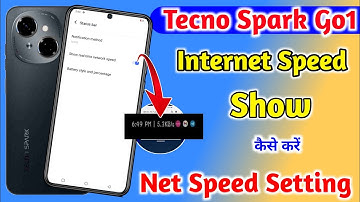 Tecno Spark Go 1 Me Net Speed Show Kaise Kare || How To Show Net Speed In Tecno Spark Go 1 ||