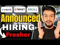 Cvent, Target, Kroll Urgent Hiring Drive | OFF Campus Drive For 2026, 2025 Batch | Fresher Jobs