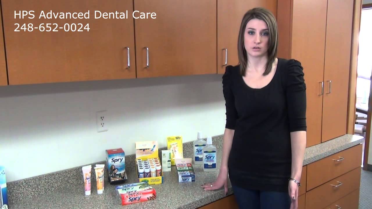 Spry Xylitol Dental Products Available at Shelby Township Dental Office