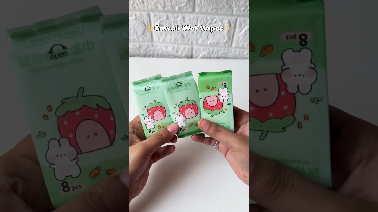 Unboxing Kawaii Wet Tissue🌷✨🎀 