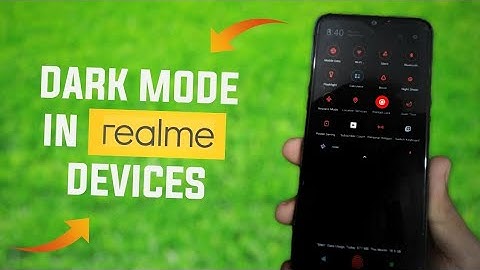 Dark Mode In Realme Devices | How To  Enable ?