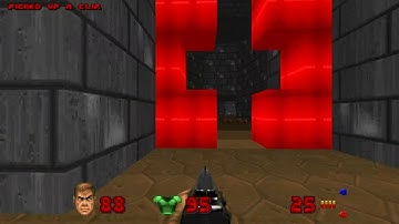 Ultimate DOOM - E2M1: Deimos Anomaly - Ultra-Violence | 100% Secrets | Pistol Start