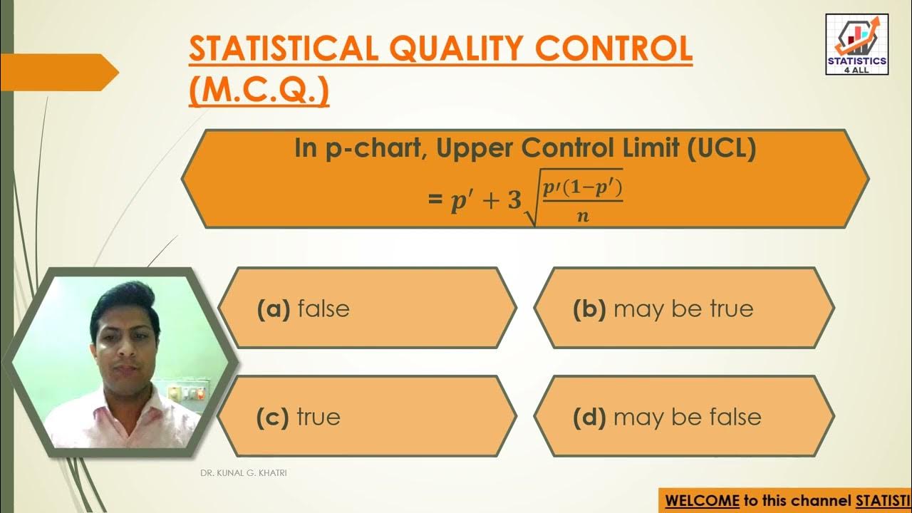 STATISTICAL QUALITY CONTROL MCQ PART4 BY DR KUNAL KHATRI MCQ SQC 