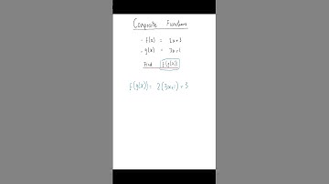 Composite Functions - GCSE Maths #shorts #maths #gcse