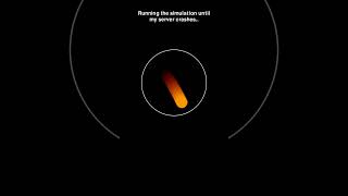 Ball bouncing simulation #adhd #music #code #space #python #physics #simulations #memes #science