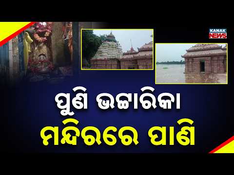 ପୁଣି ଭଟ୍ଟାରିକା ମନ୍ଦିରରେ ପାଣି | Bhattarika Temple Flood Update | Rising Mahanadi Water Enters Temple