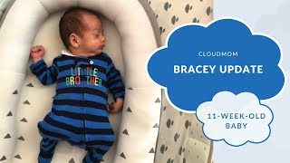 11-Week-Old Baby: Bracey Update | Subt. ENG/ FR/ ES/ ZHO_CN | CloudMom