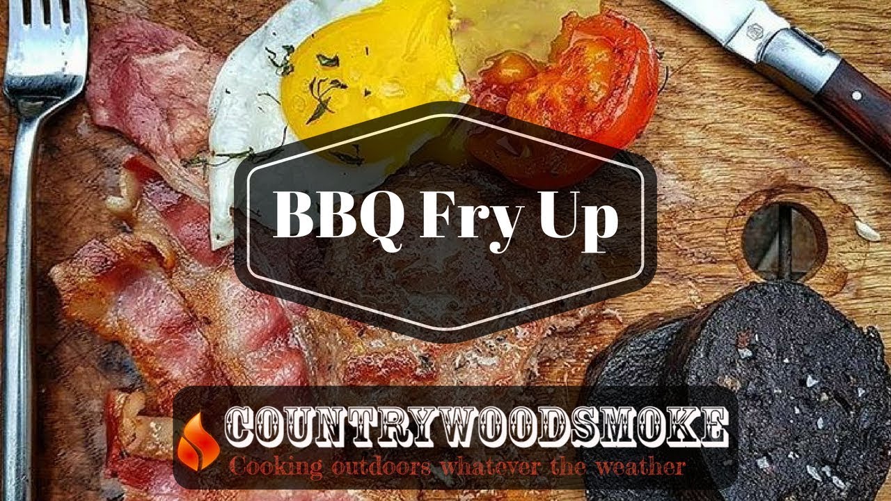 BBQ Breakfast - Pitmasters Privilege Fry Up on Kamado