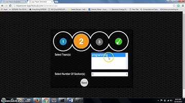 Question paper Generator : Lazy Paper generator (Web)