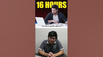 16 Ghante padhna impossible hai 🤕🤕 #jee2025 #iitjee #jee #iitmotivation