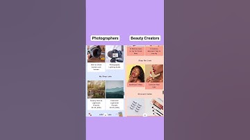 Link in bio page for photographers and beauty creators || Lnk.Bio