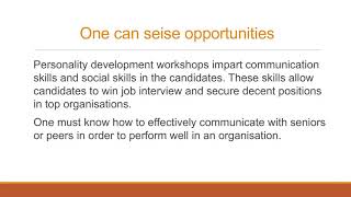 Importance of Personality Development | MIT School of Distance Education screenshot 5