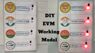 How to make EVM machine working model for school project #diy #handmade #evm 