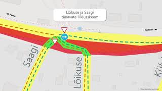 Pärnu Maantee Km 12,3-13 Liikluskorraldus Alates 25.08.2019