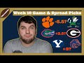 Week 10 Game & Spread Picks  2020 College Football - YouTube