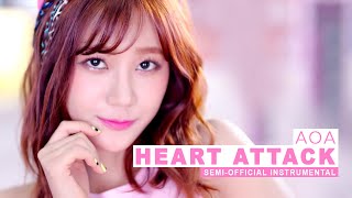 AOA - HEART ATTACK (Official Instrumental/Without Background Vocals 98%)
