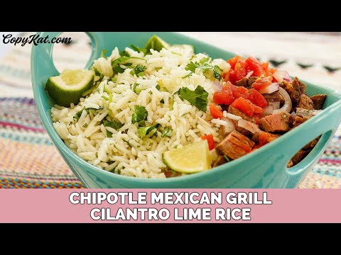 Chipotle S Mexican Grill Basmati And Cilantro Lime Rice-11-08-2015