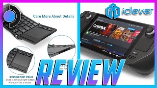 iClever Folding Keyboard Steam Deck Review! The Best Bluetooth Keyboard For The Steam Deck!