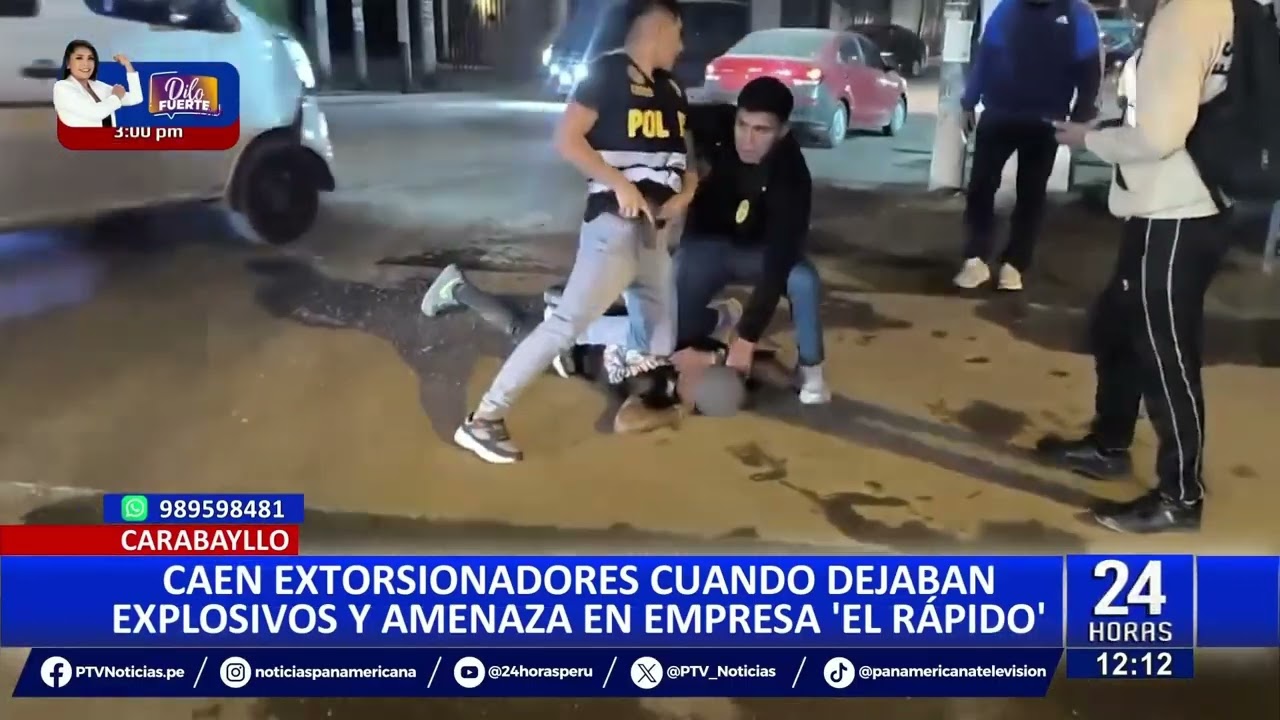 Carabayllo: capturan a presuntos extorsionadores de empresa de transportes “El Rápido”