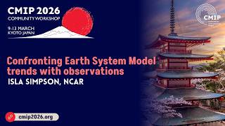 Información Keynote at CMIP 2026 - Confronting Earth System Model trends with observations Guía