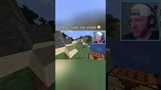 why is he mad 😭 #shorts #minecraft