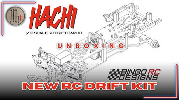 The New Bingo Hachi Unboxing - Simple Innovative RWD RC Drift Kit!