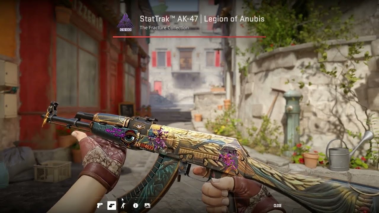 counter strike 2 skin AK-47 Legion of Anubis sticker craft
