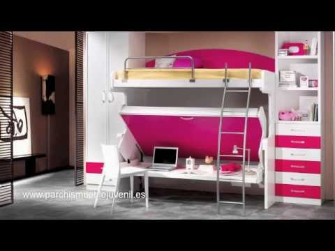 Mueble juvenil cama mesa abatible / literas / dormitorios ...