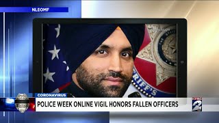 Online vigil honors fallen officers during Police Week