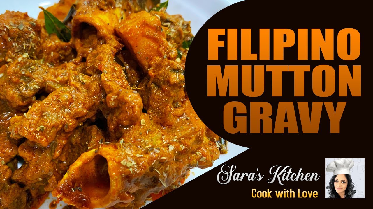 Mutton Gravy Recipe Filipino Lamb curry Sara's Kitchen YouTube