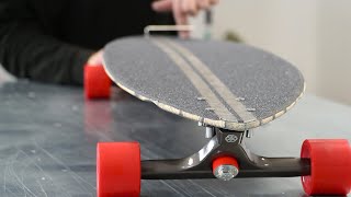 Resin Infused Skateboard Using Carbon Fibre, Flax and Bio Resin