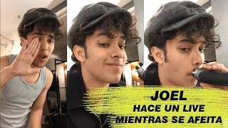 JOEL muestra como se alista ¡RUTINA DE CÓMO SE AFEITA! | INSTAGRAM LIVE