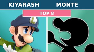 Saiko Smash #2: Top 8 - Kiyarash (Luigi) Vs. Monte (Game and Watch)