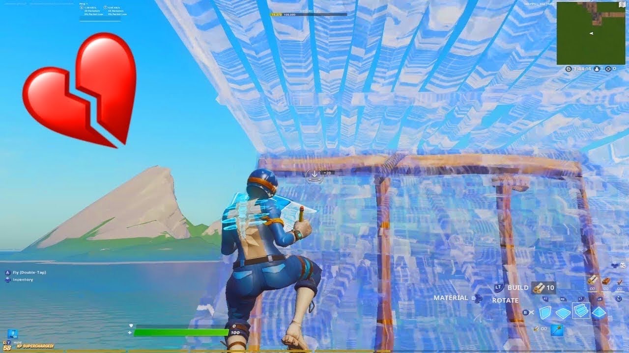 No luv 💔 Fortnite Montage 100 PING | Piece Control 🧩