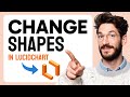 How to CHANGE Shape in Lucidchart (Step by Step) 2025